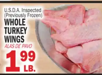 Bravo Supermarkets WHOLE TURKEY WINGS offer