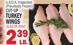 Bravo Supermarkets U.S.D.A. INSPECTED CUT-UP TURKEY WINGS offer