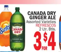 Bravo Supermarkets CANADA DRY GINGER ALE offer