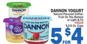 Bravo Supermarkets DANNON YOGURT offer