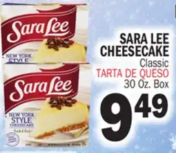 Bravo Supermarkets SARA LEE CHEESECAKE offer