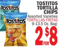 Bravo Supermarkets TOSTITOS TORTILLA CHIPS offer