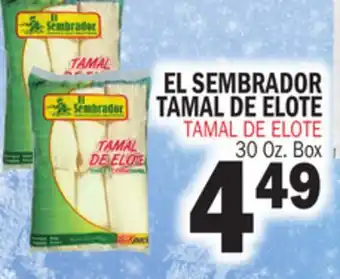 Bravo Supermarkets EL SEMBRADOR TAMAL DE ELOTE offer