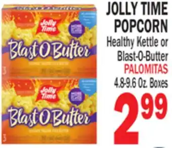 Bravo Supermarkets JOLLY TIME POPCORN offer