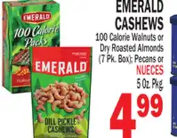 Bravo Supermarkets EMERALD CASHEWS 5 Oz. Pkg offer