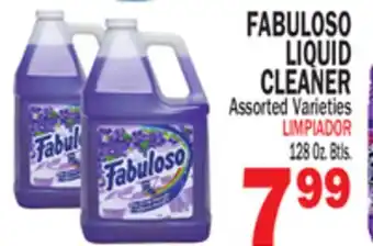 Bravo Supermarkets FABULOSO LIQUID CLEANER offer