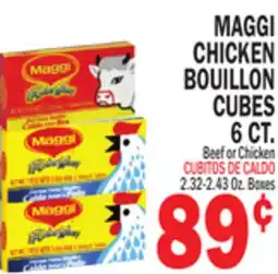 Bravo Supermarkets MAGGI CHICKEN BOUILLON 6 CT offer