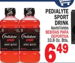 Bravo Supermarkets PEDIALYTE SPORT DRINK offer