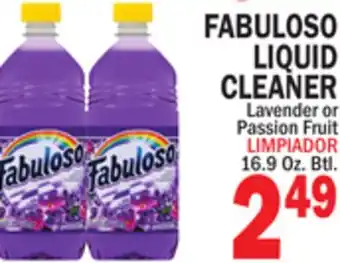 Bravo Supermarkets FABULOSO LIQUID CLEANER offer