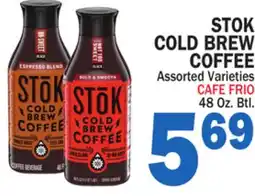 Bravo Supermarkets STOK COLD BREW COFFEE offer