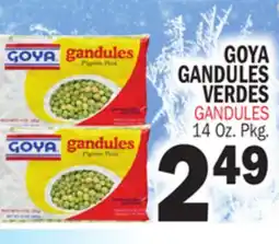 Bravo Supermarkets GOYA GANDULES VERDES offer
