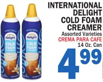 Bravo Supermarkets INTERNATIONAL DELIGHT COLD FOAM CREAMER offer