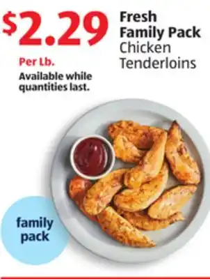 Aldi Fresh Family Pack Chicken Tenderloins offer