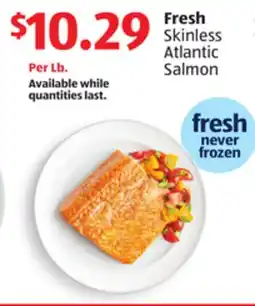 Aldi Fresh Skinless Atlantic Salmon offer