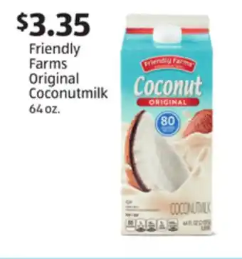 Aldi Friendly Farms Original Coconutmilk offer