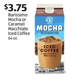 Aldi Barissimo Mocha or Caramel Macchiato Iced Coffee offer