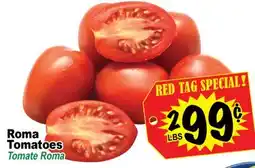 Superior Grocers Roma Tomatoes offer