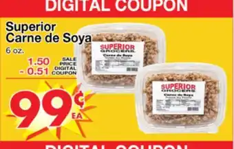 Superior Grocers Superior Carne de Soya offer