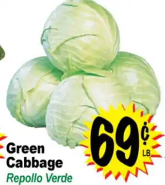 Superior Grocers Green Cabbage offer