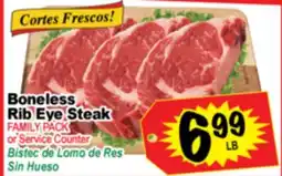 Superior Grocers Boneless Rib Eye Steak offer