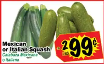 Superior Grocers Mexican or Italian Squash offer