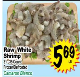 Superior Grocers Raw White Shrimp offer