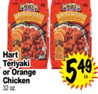 Superior Grocers Hart Teriyaki or Orange Chicken Chicken offer