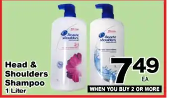 Superior Grocers Head & Shoulders Shampoo offer