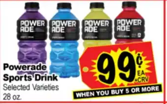 Superior Grocers Powerade Sports Drink offer