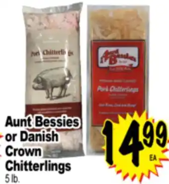 Superior Grocers Aunt Bessies or Danish Crown Chitterlings offer