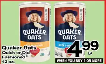 Superior Grocers Quaker Oats offer