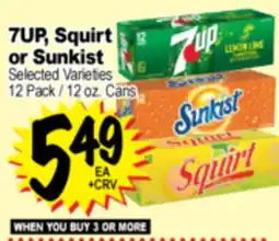 Superior Grocers 7UP, Squirt or Sunkist offer