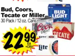 Superior Grocers Bud, Coors, Tecate or Miller offer