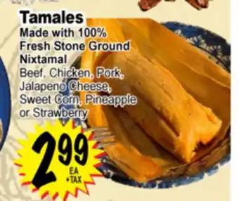 Superior Grocers Tamales offer