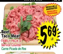 Superior Grocers Beef Taco Meat offer