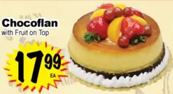 Superior Grocers Chocoflan with Fruit on Top offer