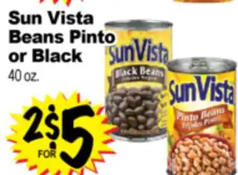 Superior Grocers Sun Vista Beans Pinto or Black offer