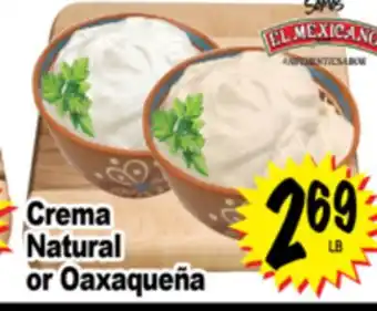 Superior Grocers Crema Natural or Oaxaqueña offer