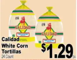 Superior Grocers Calidad White Corn Tortillas offer