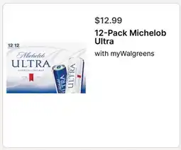 Walgreens 12-Pack Michelob Ultra offer