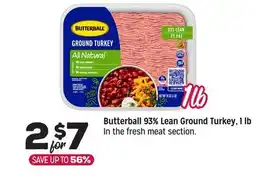 Grocery Outlet Butterball 93% Lean Ground Turkey, 1 lb offer