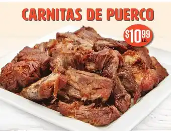 Vallarta Supermarkets CARNITAS DE PUERCO offer