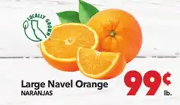 Vallarta Supermarkets Large Navel Orange / NARANJAS offer