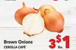 Vallarta Supermarkets Brown Onions / CEBOLLA CAFÉ offer