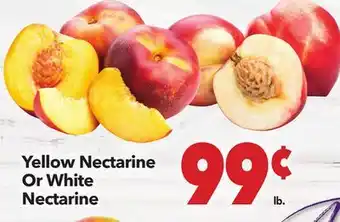 Vallarta Supermarkets Yellow Nectarine Or White Nectarine offer