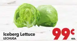 Vallarta Supermarkets Iceberg Lettuce / LECHUGA offer