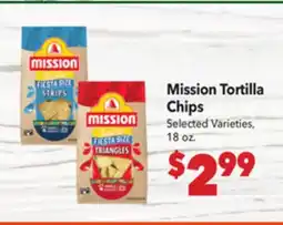 Vallarta Supermarkets Mission Tortilla Chips offer