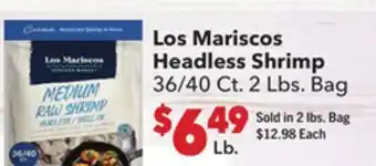 Vallarta Supermarkets Los Mariscos Headless Shrimp offer