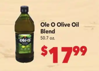 Vallarta Supermarkets Olé O Olive Oil Blend offer