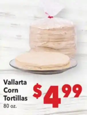 Vallarta Supermarkets Vallarta Corn Tortillas offer